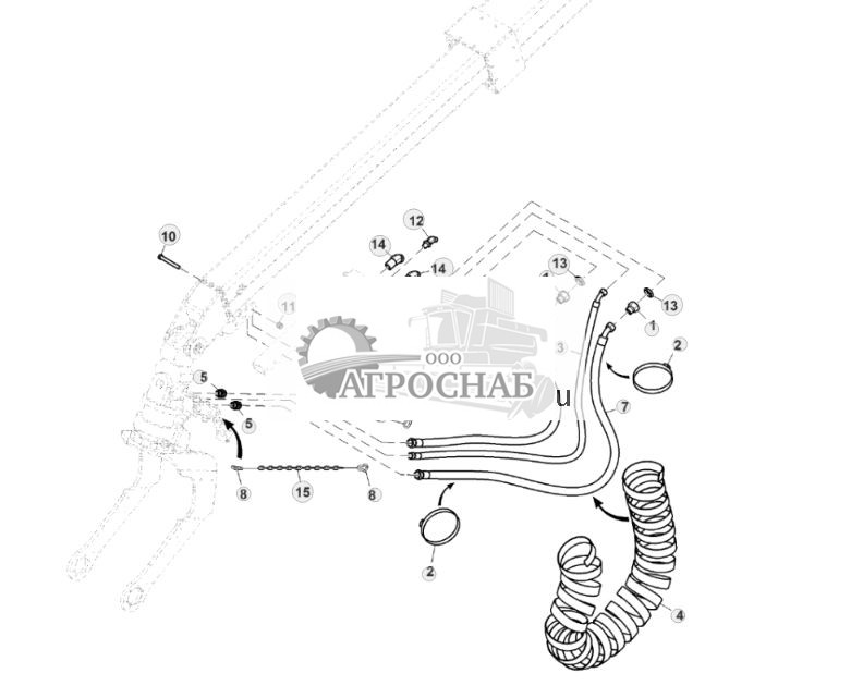 Hoses, Harvester Head, H270 - ST809314 594.jpg